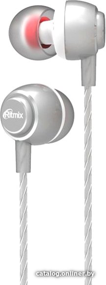 Наушники Ritmix RH-150MC (серебристый)