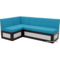 Угловой диван Мебель-АРС Нотис левый 207x82x132 (синий)