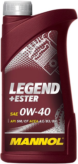 

Моторное масло Mannol LEGEND+ESTER 0W-40 1л