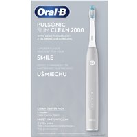 Электрическая зубная щетка Oral-B Pulsonic Slim Clean 2000 (серый)