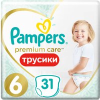 Трусики-подгузники Pampers Premium Care Pants 6 Junior (31 шт)