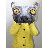 Декоративная подушка Matex Animals Лемур 15-963 (серый)