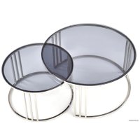 Журнальный столик Halmar Mercury (дымчатый/хром)