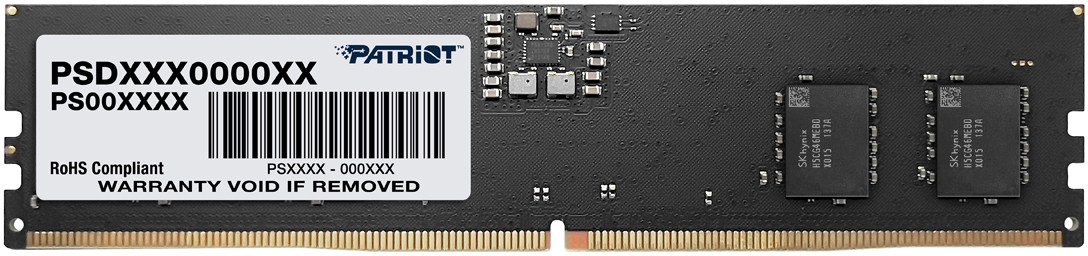 

Оперативная память Patriot Signature Premium Line 32ГБ DDR5 4800 МГц PSP532G48002H1