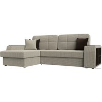 Угловой диван Лига диванов Брюссель левый 110659L (рогожка корфу 02)