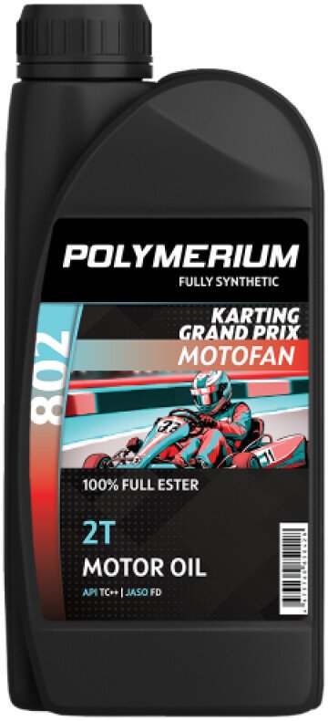 Моторное масло Polymerium Motofan 802 Karting Grand Prix 2T 1л
