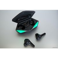 Наушники AccesStyle Wild TWS (черный/зеленый)