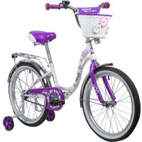 Детский велосипед Novatrack Butterfly 20 2022 207BUTTERFLY.WVL23 (фиолетовый)