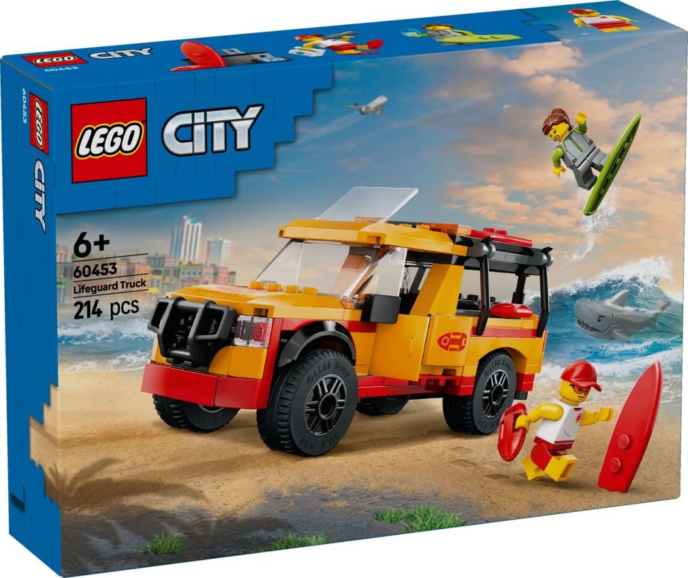 

Конструктор LEGO City 60453 Спасательный внедорожник на пляже