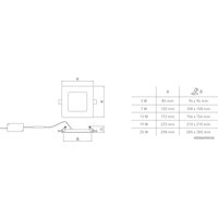 Светодиодная панель GTV Matis LD-MAW25W-CB