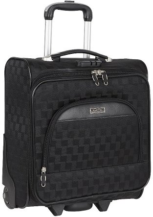 

Чемодан Polar П7097 шашечки (черный)