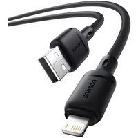 Кабель Baseus Silky Series Fast Charging Cable USB Type-A - Lightning (1 м, черный)