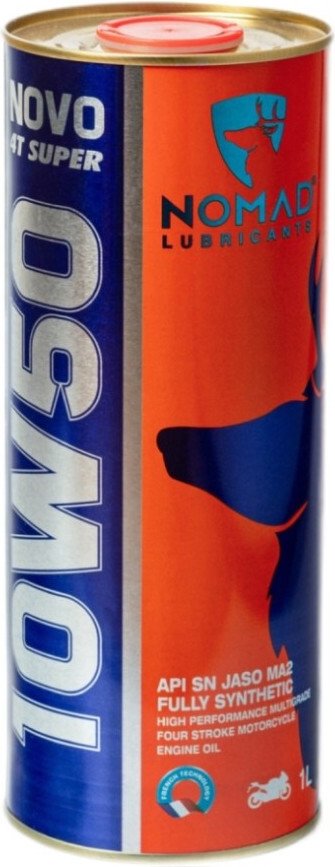

Моторное масло Nomad Novo 4T Super SAE 10W-50 1л