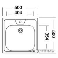 Кухонная мойка КромРус S 407 RUS