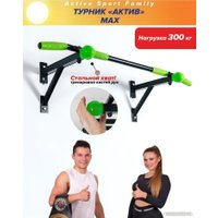 Турник Absolute Champion Aktiv Maх (черный/салатовый)