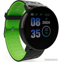 Фитнес-браслет Ritmix RFB-460 (черный/зеленый)