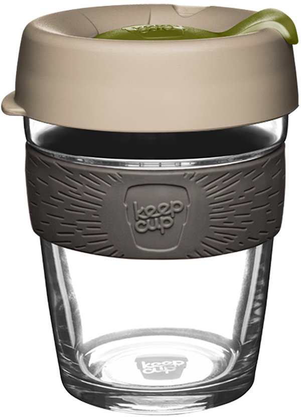 

Многоразовый стакан KeepCup Longplay Brew M Silverleaf 340мл (серый)