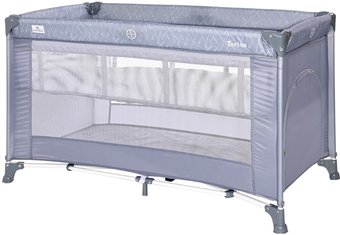 Манеж-кровать Lorelli Torino 2 Layers (silver blue)