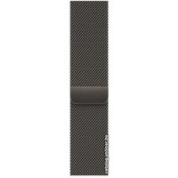 Умные часы Apple Watch Series 7 LTE 45 мм (сталь графитовый/миланский черный)
