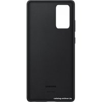 Чехол для телефона Samsung Leather Cover для Galaxy Note 20 (черный)