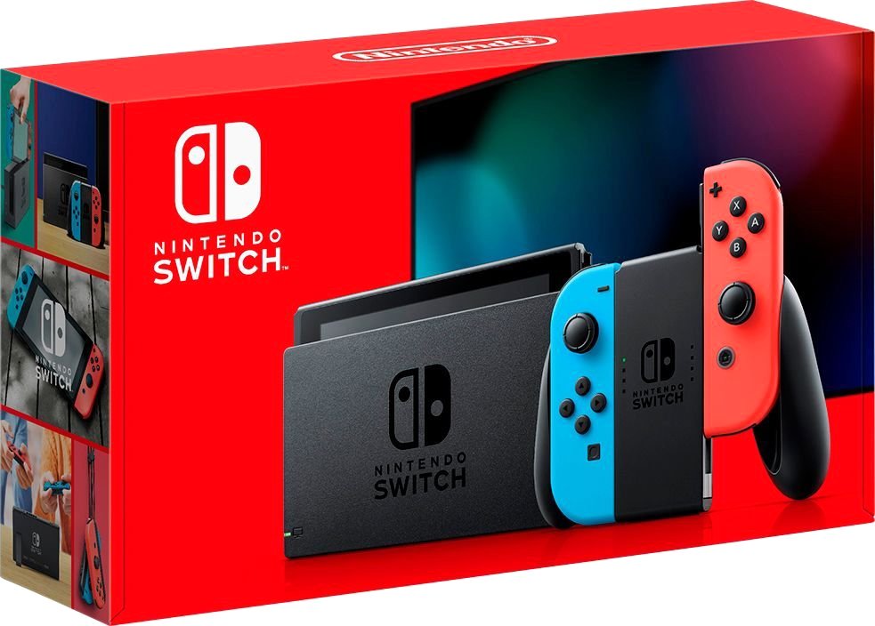 

Игровая приставка Nintendo Switch 2019 (с неоновыми Joy-Con)