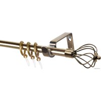 Карниз для штор Lm Decor Лайт Виола 19мм однорядный (антик, 2.4м)