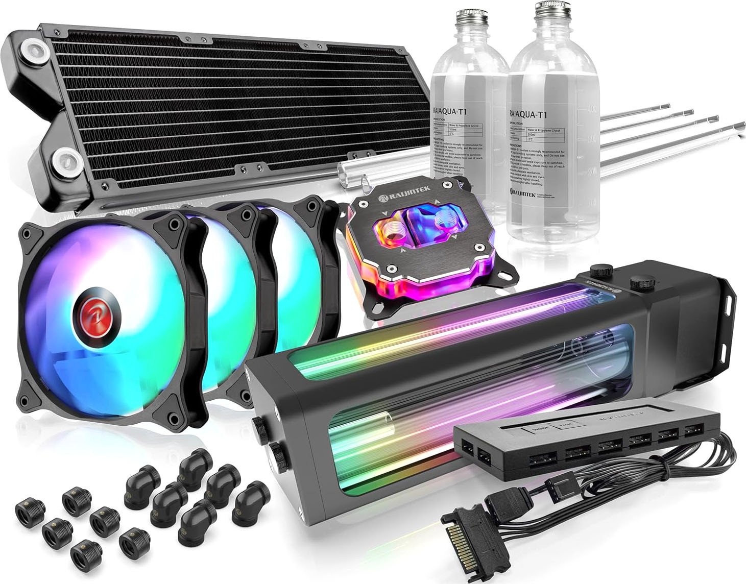 

Модульная система жидкостного охлаждения Raijintek Scylla Pro CA360 0R10B00216