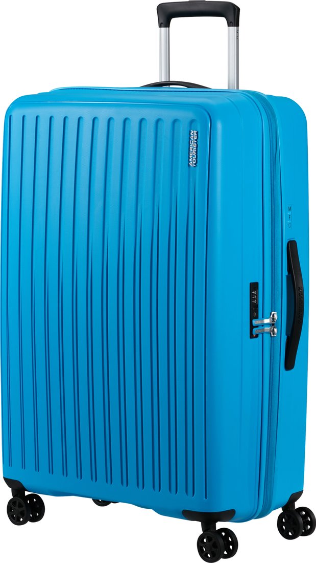 

Чемодан-спиннер American Tourister Rejoy Azure Blue 77 см