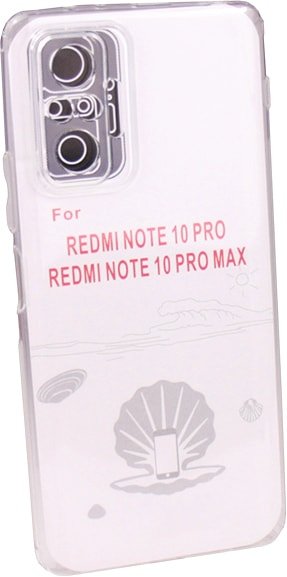

Чехол для телефона KST для Xiaomi Redmi Note 10 Pro/10 Pro Max (прозрачный)