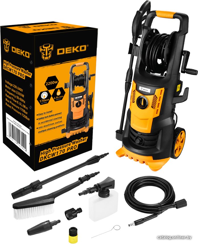 Мойка высокого давления Deko DKCW170 PRO