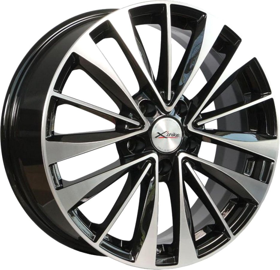 

Литые диски X'trike X-126 17x7" 5x100мм DIA 57.1мм ET 38мм BK/FP