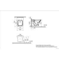 Унитаз подвесной Vitra Zentrum Square 9875B003-7201