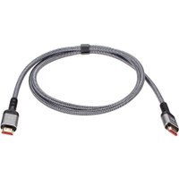 Кабель AOPEN ACG859A-1 HDMI - HDMI (1 м, серый)