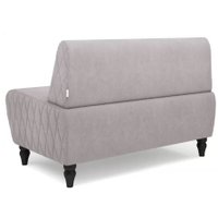 Диван Mio Tesoro Буно (велюр/серый/бежевый №4)