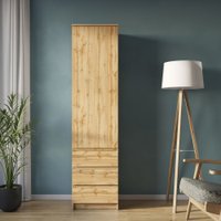 Шкаф-пенал НК-Мебель ШКЯ-1 72678278 (дуб вотан)