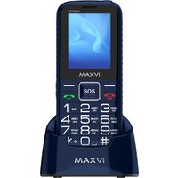 Кнопочный телефон Maxvi B21ds Up (синий)
