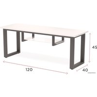 Тумба Millwood Нeo Лофт TVS-2 (дуб золотой craft ЛДСП/металл черный)