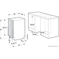 Встраиваемая посудомоечная машина Gorenje GV51212