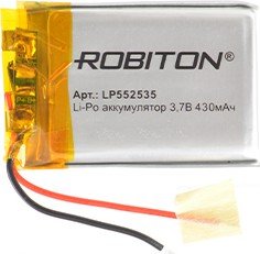

Аккумулятор Robiton LP552535 430 mAh 1 шт.