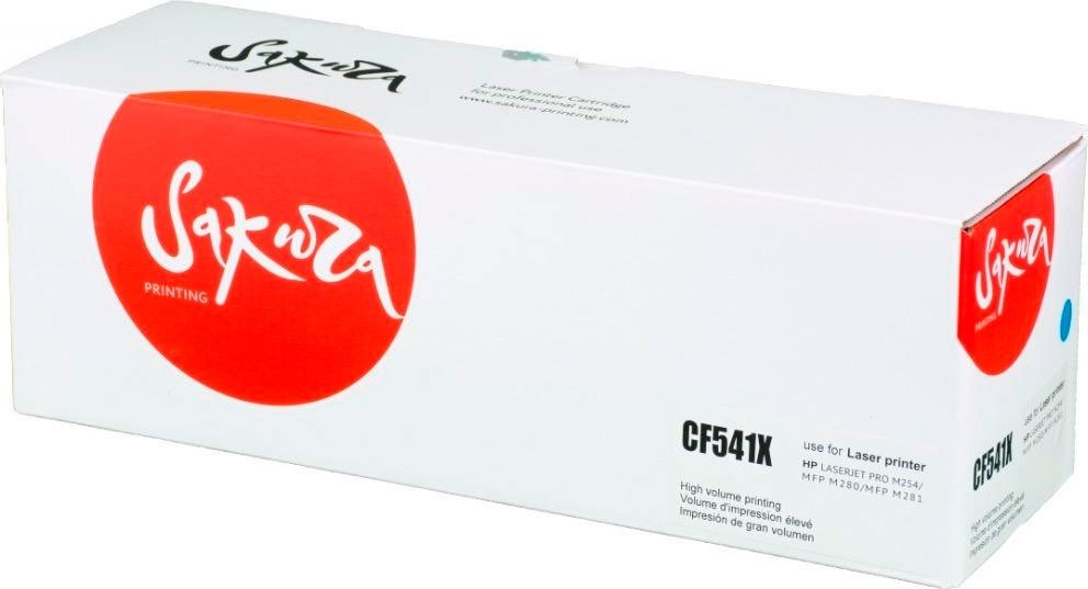 

Картридж Sakura Printing SACF541X (аналог HP CF541X)