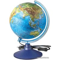Школьный глобус Globen Физико-политический рельефный с подсветкой INT12100302