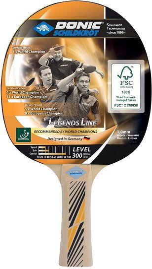 

Ракетка для настольного тенниса Donic-Schildkrot Legends 300 705234