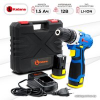 Дрель-шуруповерт KATANA PROdrive 1215 (с 2-мя АКБ, кейс)