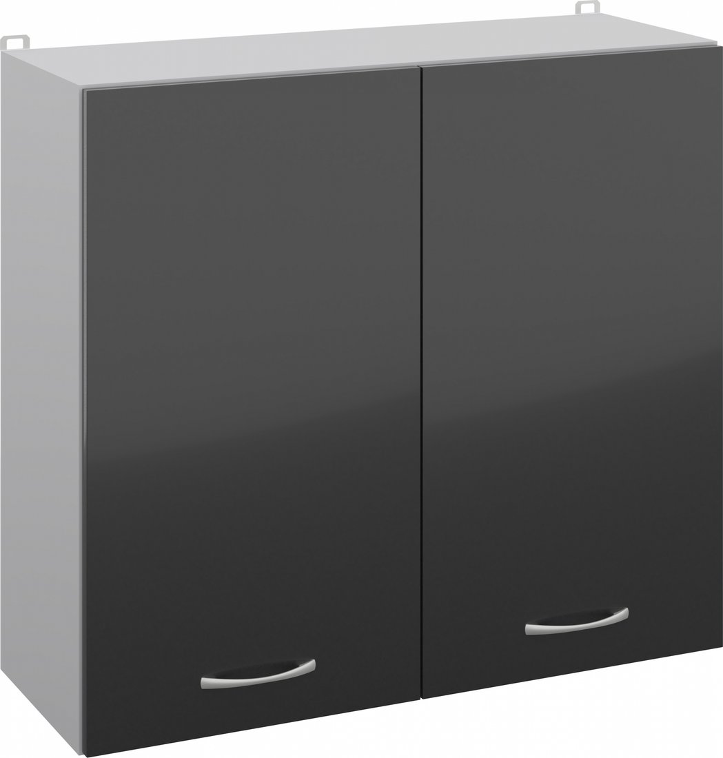 

Шкаф навесной Кортекс-мебель Корнелия Лира ВШ80 (черный)