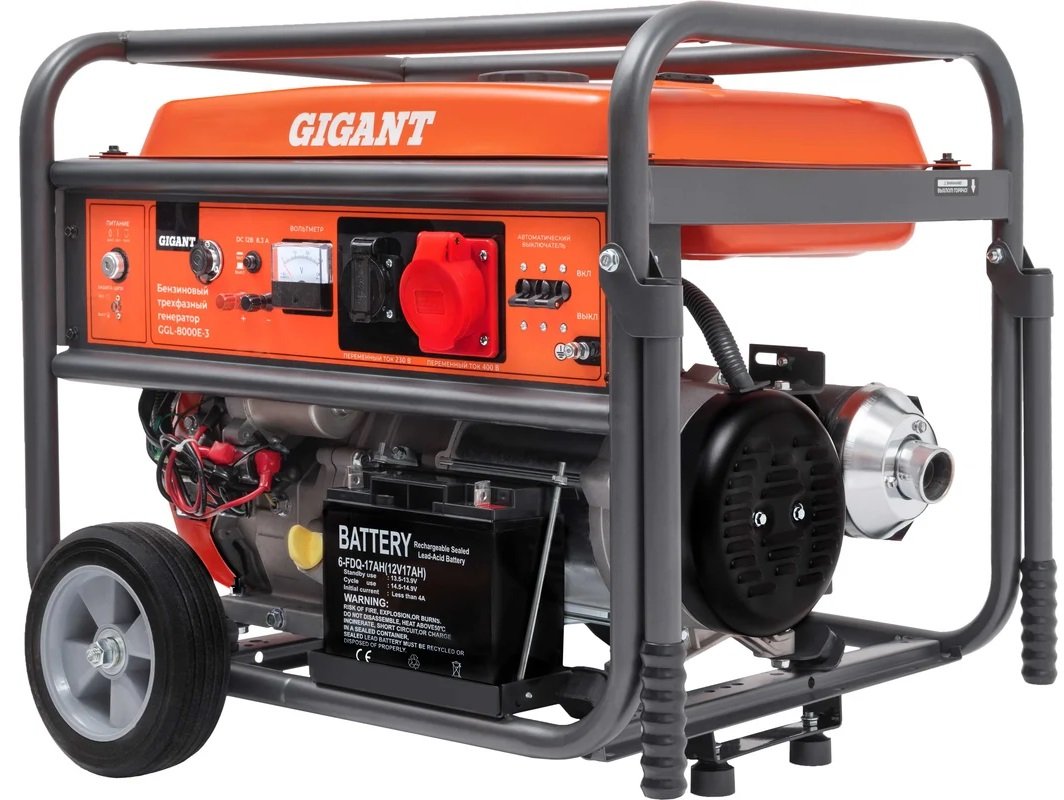 

Бензиновый генератор Gigant GGL-8000Е-3