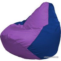 Кресло-мешок Flagman Груша Макси Г2.1-105 (синий/сиреневый)