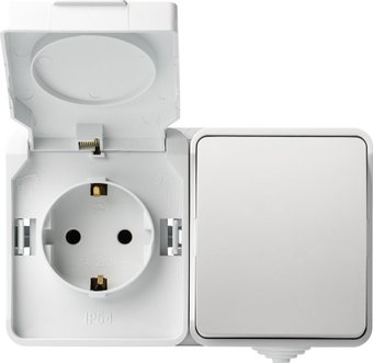 Блок розеток Smart Buy SBE-04g-16-SWS (белый)