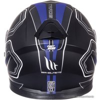 Мотошлем MT Helmets Thunder 3 SV Trace Matt (XS, черный/синий)