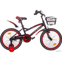 Детский велосипед Mobile Kid Slender 18 (черный/красный)