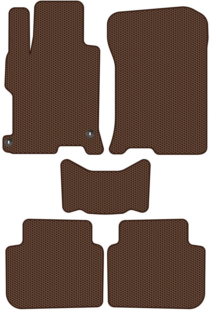 

Комплект ковриков для авто Alicosta Honda Accord IX (седан / CR) 2012 - 2015 (коричневый, сота)